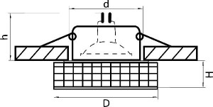 Точечный светильник Faceto 006350
