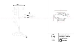 Точечный светильник Phanton DL303-L7W