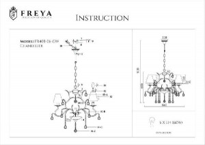 Подвесная люстра Susie FR3403-PL-06-WG