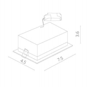 Точечный светильник Grill A3153PL-2BK