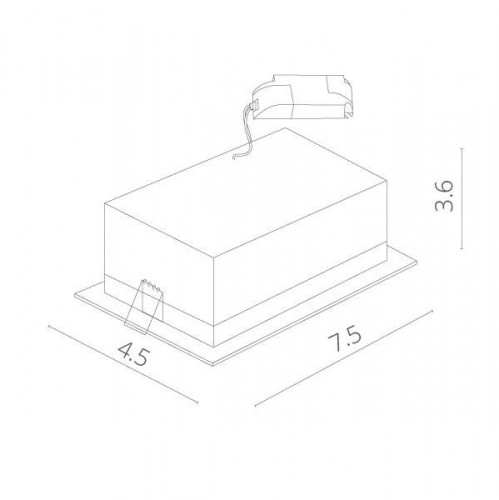 Точечный светильник Grill A3153PL-2BK