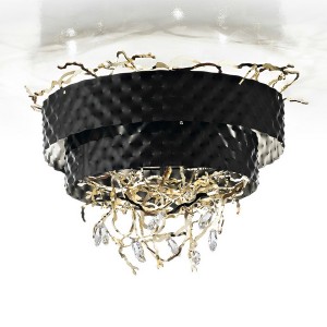 Потолочный светильник Groovy 463/8 black gold