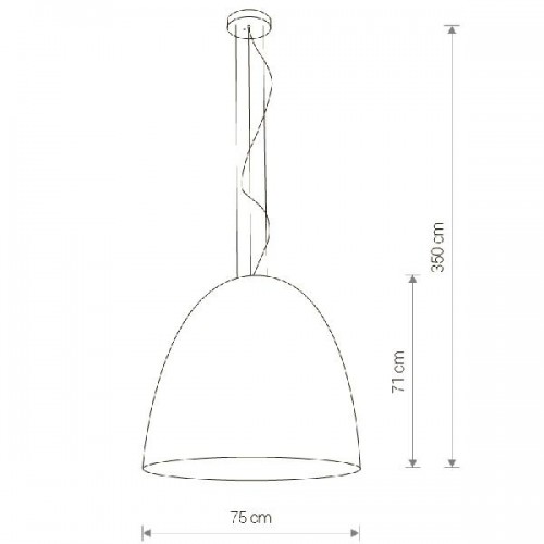 Подвесной светильник Egg XL 9025