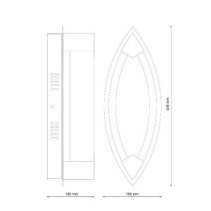 Настенный светильник Modena MODENA W172.1 Large LED400