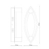 Настенный светильник Modena MODENA W172.1 Large LED400