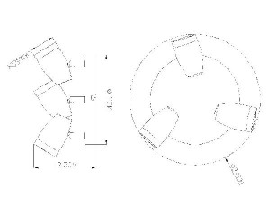 Спот Minou 56109-3
