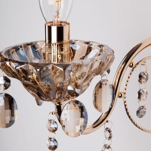 Бра 10025 10025/1 золото/тонированный хрусталь Strotskis