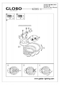 Потолочная люстра Cringle 67065-4