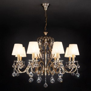 Подвесная люстра 1448 1448/8 античная бронза Strotskis