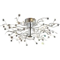 Потолочная люстра 62297 06 2297 0183 24 chrome, white crystal ASFOUR
