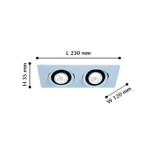 Точечный светильник Cardine 2417-2U