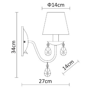 Бра Melisa A9123AP-1CC