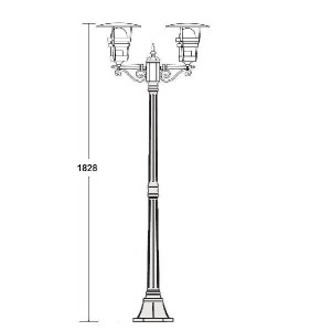 Наземный фонарь 68908 A Bl