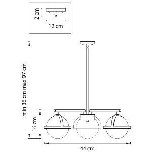 Подвесная люстра Croco 815237