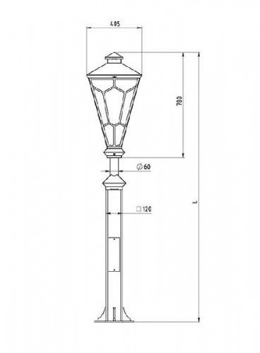 Наземный фонарь Murabelle 550-21/b-50