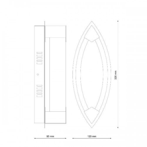 Настенный светильник Modena MODENA W172.1 Small LED320