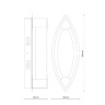 Настенный светильник Modena MODENA W172.1 Small LED320