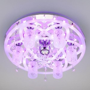 Потолочная люстра 70202 70202/7 хром/синий+красный+фиолетовый