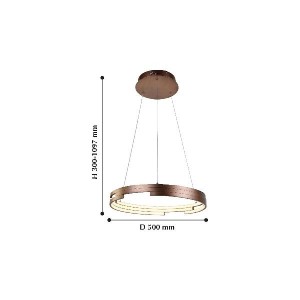 Подвесной светильник Torqueo 2222-6P