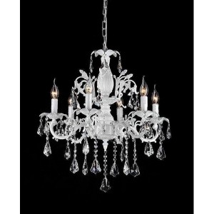 Подвесная люстра Vanity 11353/6C WHITE GOLD, CLEAR