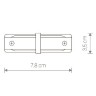 Коннектор Profile Straight Connector 9454