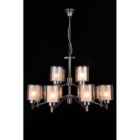 Подвесная люстра  DOUBLE 81049-12C  ANTIQUE SILVER