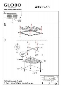 Потолочный светильник Algarve 49303-18