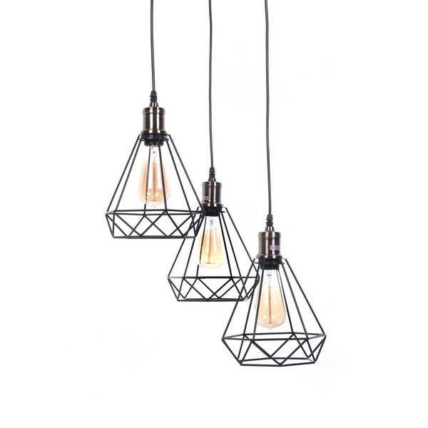 Подвесной светильник Cobi LDP 11609-3 BK Подвесной светильник Cobi LDP 11609-3 BK