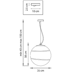 Подвесной светильник Dissimo 803117
