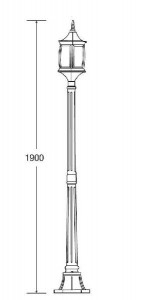 Наземный фонарь 85108 Gb