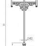 Наземный фонарь Murabelle 550-43/b-50