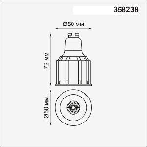 Лампочка светодиодная 358238