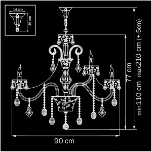 Подвесная люстра TESORO 710152