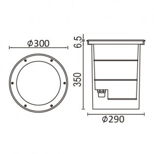 Встраиваемый светильник уличный 73206A