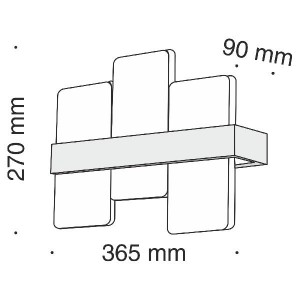 Настенный светильник Mix C817WL-L12W