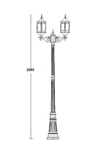 Наземный фонарь 85109 A Gb