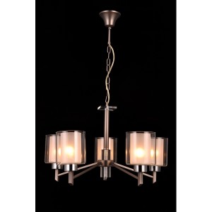 Подвесная люстра DOUBLE DOUBLE 81049-5C  ANTIQUE SILVER