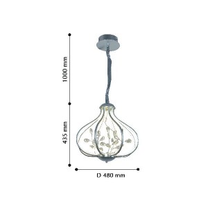 Подвесная люстра Nodule 2384-8P