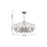 Подвесная люстра Prima 2306-8P