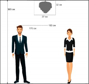 Подвесная люстра Sabina Sabina E 1.5.32.100 G