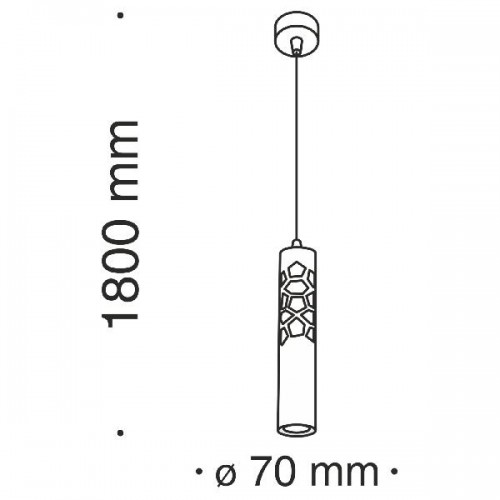 Подвесной светильник Torre P037PL-L11B4K