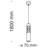 Подвесной светильник Torre P037PL-L11B4K