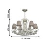 Подвесная люстра Laurel 2173-6P