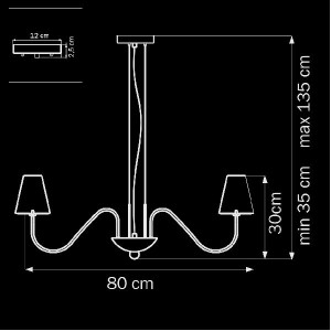Подвесная люстра DIAFANO 758084