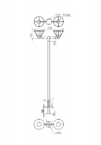 Наземный фонарь Muse 650-42/b-03