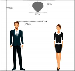 Подвесная люстра Sabina Sabina E 1.5.32.100 N