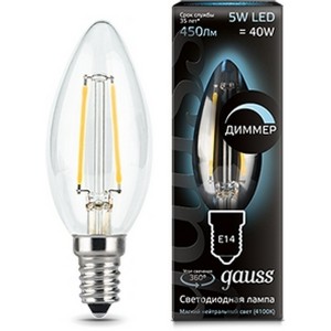 Лампочка светодиодная Filament 103801205-D