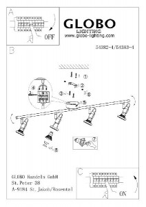 Спот Rail 54382-4