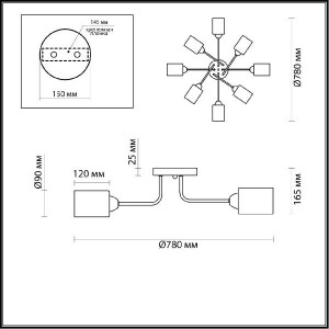 Бра Sandra 4530/1W