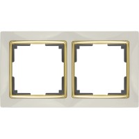 Рамка Слоновая Кость,Золото WL03-Frame-02-ivory-GD